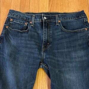 Levi's Dark Blue Straight Jeans